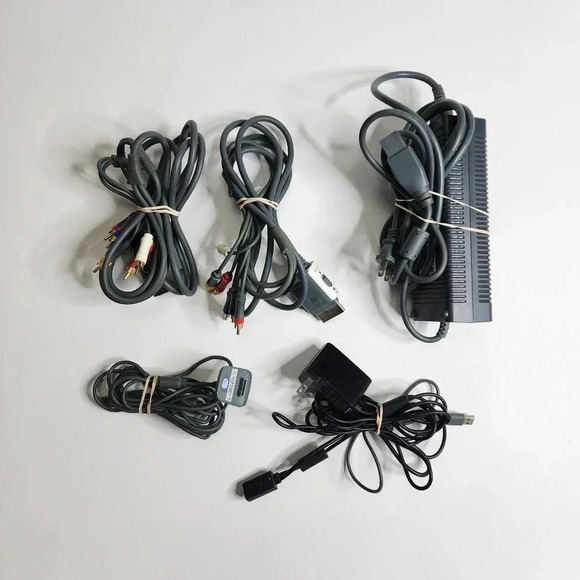 XBOX 360 Cable Bundle Power HD AV Kinect Charge - Picture 2 of 9